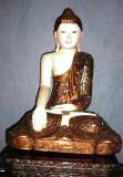 Holzbuddha in Meditation